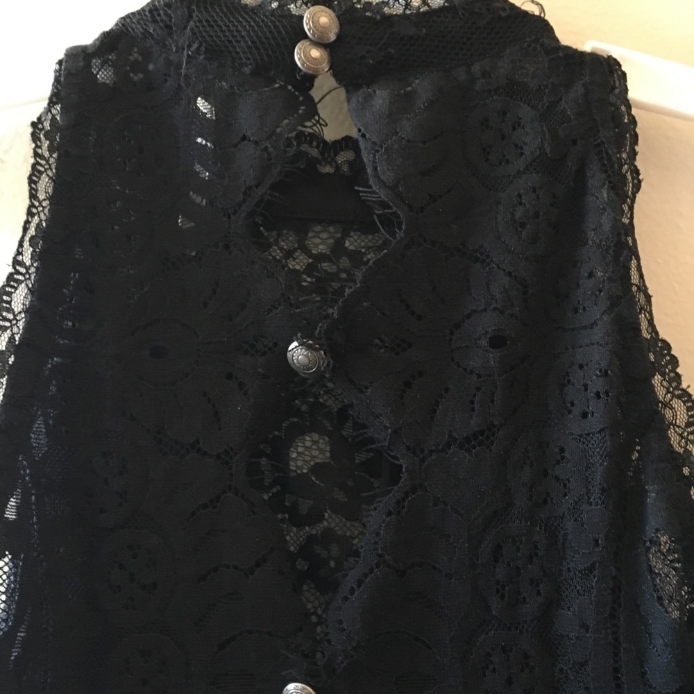 Free People black lace dress - Picture 5 of 8